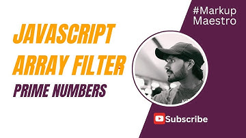 JavaScript Tutorial: Filter Prime Numbers from an Array
