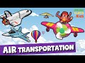 Air Transportation | Educational Videos | Learn English - Talking Flashcards | ESL Games