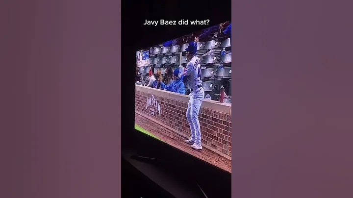 Javy Baez big home running extra innings vs LA Dodgers #shorts