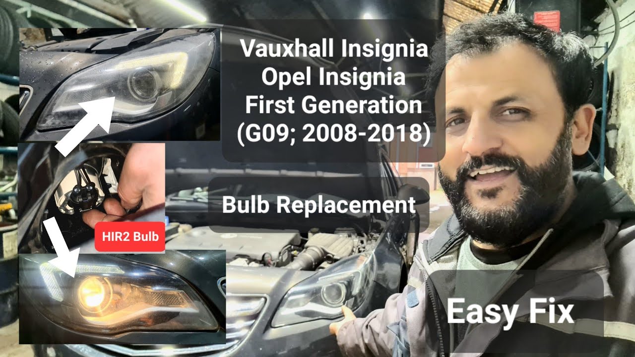 OPEL INSIGNIA ASTRA J XENON HEADLIGHT REPAIR: BALLAST, BULB