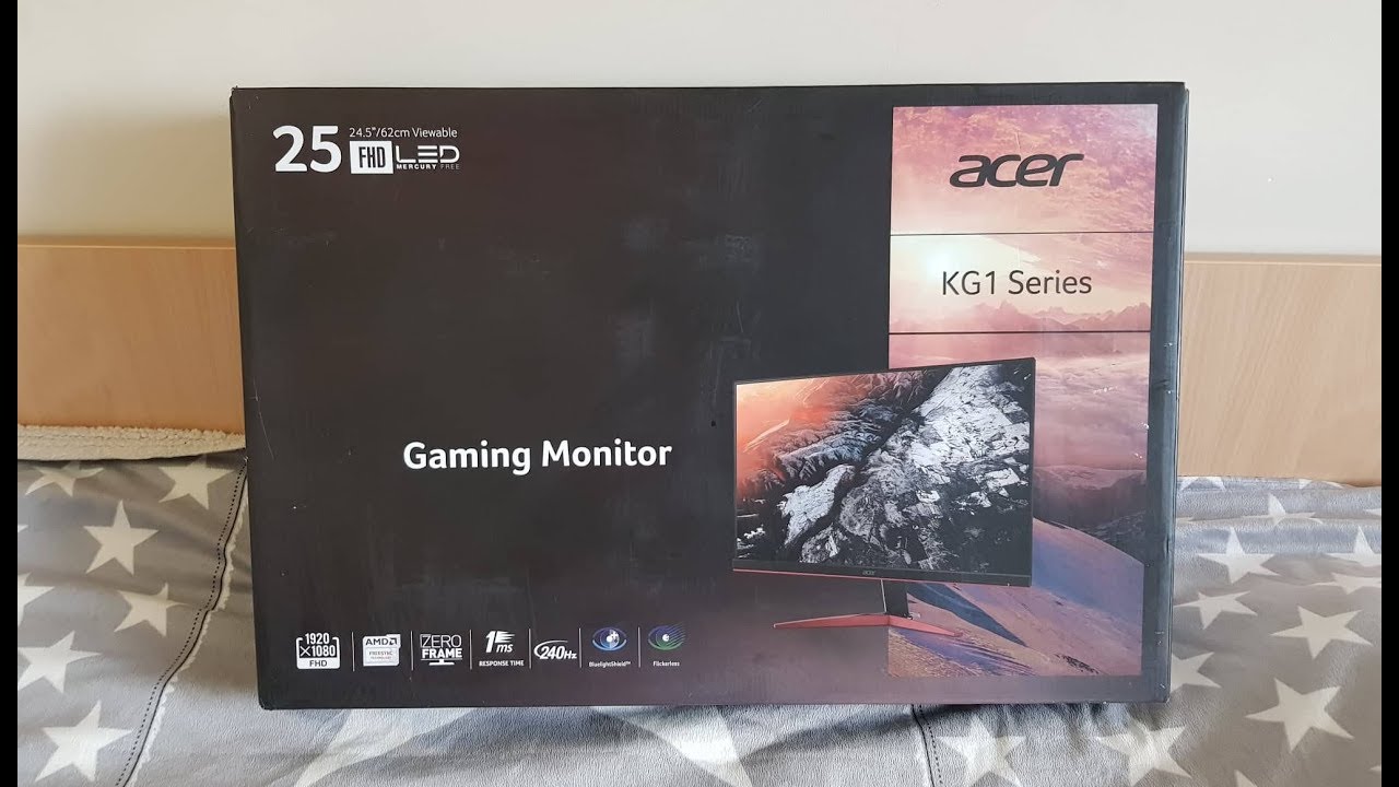 Acer Kg251qd Unboxing Cheapest 240hz Monitor Youtube