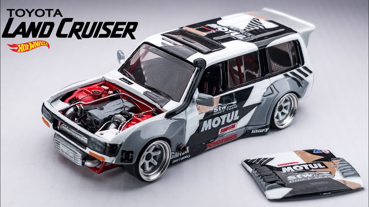 Toyota Land Cruiser 80 Drift RB26DET Engine Hot Wheels custom