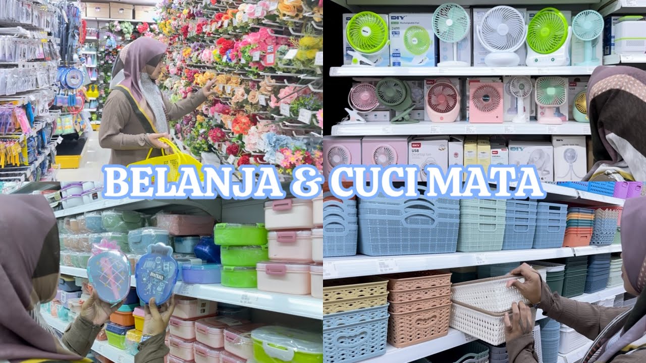 BELANJA DAN CUCI MATA DI MR DIY | SURGANYA EMAK EMAK | PERALATAN RUMAH TANGGA LENGKAP