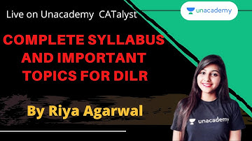 QUARANTINE BATCH | Complete syllabus and Important topics for DILR |Crack CAT 2021 | By Riya Agarwal