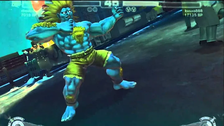 kusao888 [Blanka] vs ritsusaka [Chun] SSF4 Japanese Online Ranked Matches - TRUE-HD