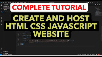 How to Create and Host a Website Using HTML, CSS & JavaScript for Free | Beginner Friendly Tutorial