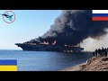 6 MINUTES AGO! North Korean aircraft carrier carrying 50 MIG-29s to Russia was sunk by US F35 jets.