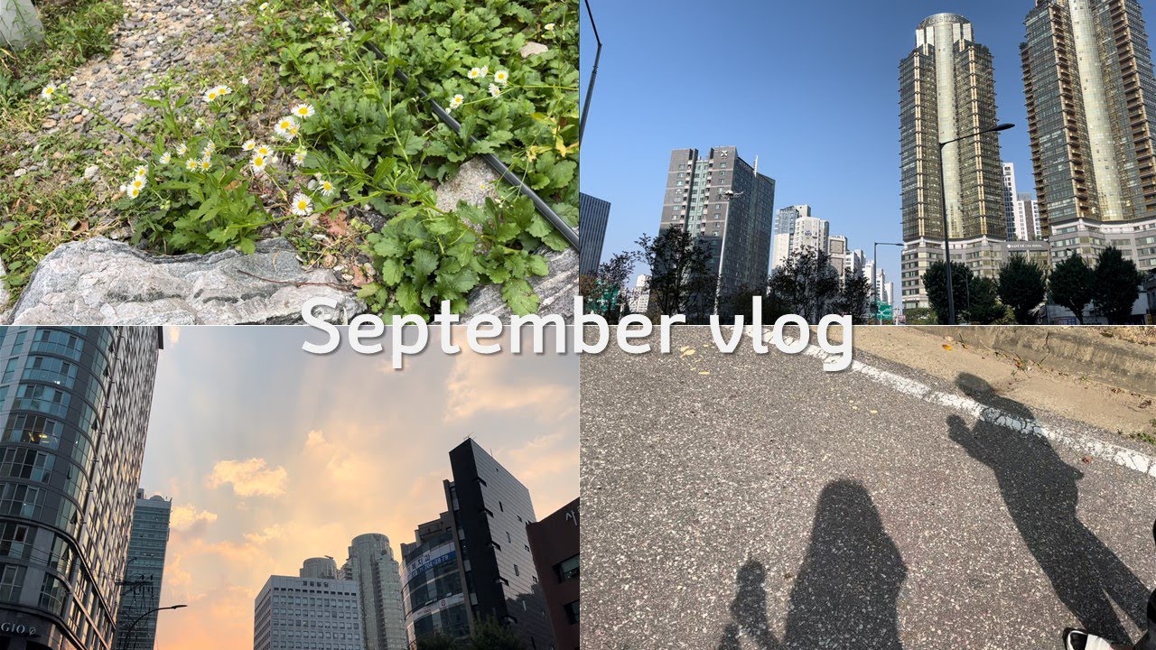 9월 브이로그✨ / 미키와 이별 / 지구생일 / 숙대 축제(다비치, 윤하) / 굴다리식당 / 빨봉분식 / 놀부부대찌개 / 만나칼국수 / 띵똥와플