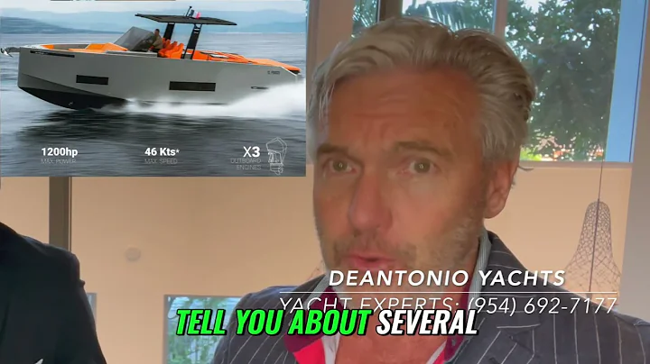 Yacht Experts Review: HOTTEST DeAntonio Boats!