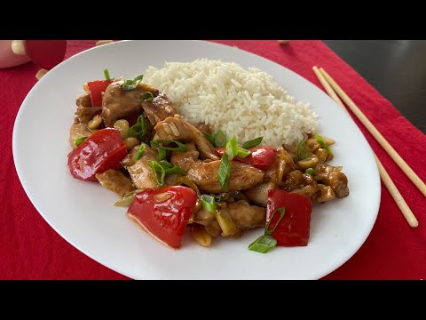 Курица с арахисом Гунбао. Китайская кухня 🇨🇳 Kung Pao Chicken. Chinese cuisine