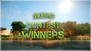 the intro contest winners!!!