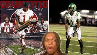 Isaiah Bond Highlights Reaction! Alabama Commit Isaiah Bond Highlights!