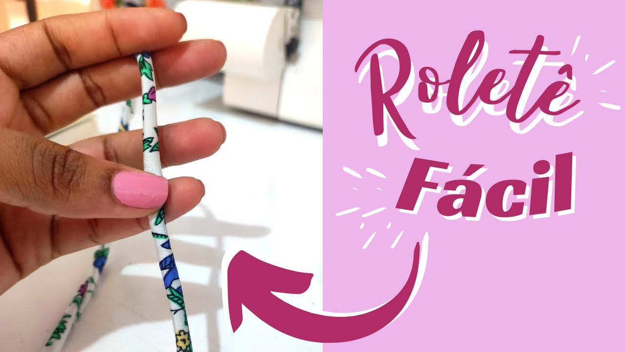 ✨O jeito mais fácil de virar ROLETÊ / Alças de tecido -  Dica de Costura