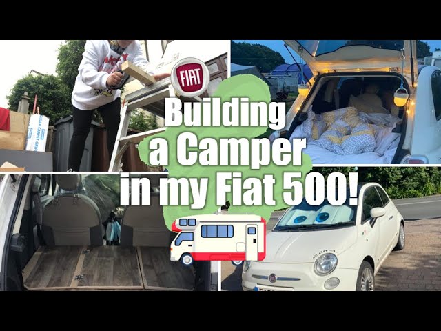 Building Camper van in my Fiat 500! ~ Camperoma - YouTube