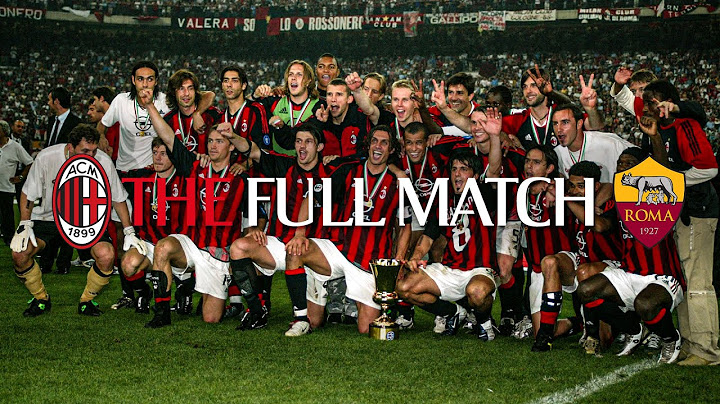 Full Match | AC Milan 2-2 Roma | Coppa Italia 2002/03