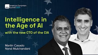 Intelligence in the Age of AI with new CTO of the CIA