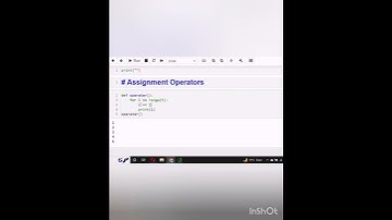 Python Assignment Operators