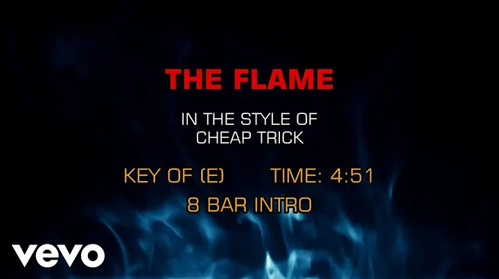 Cheap Trick - The Flame (Karaoke)