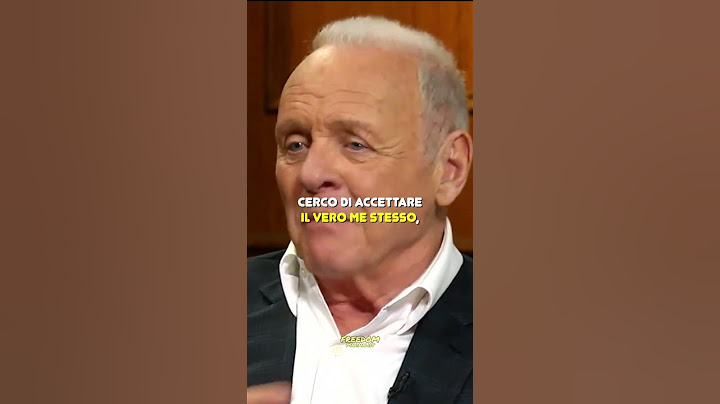 Anthony Hopkins: non ho rimpianti, cerco di accettarmi per ciò che sono. #shorts