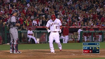 CLE@LAA: Marte lines an RBI double to left