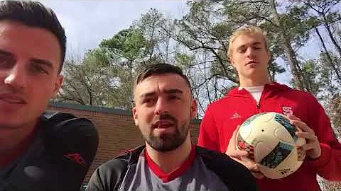 Jake dykes and fellow Football players from Americ...