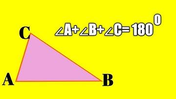 proof of sum of angles in a triangle is always 180 degrees/ in telugu