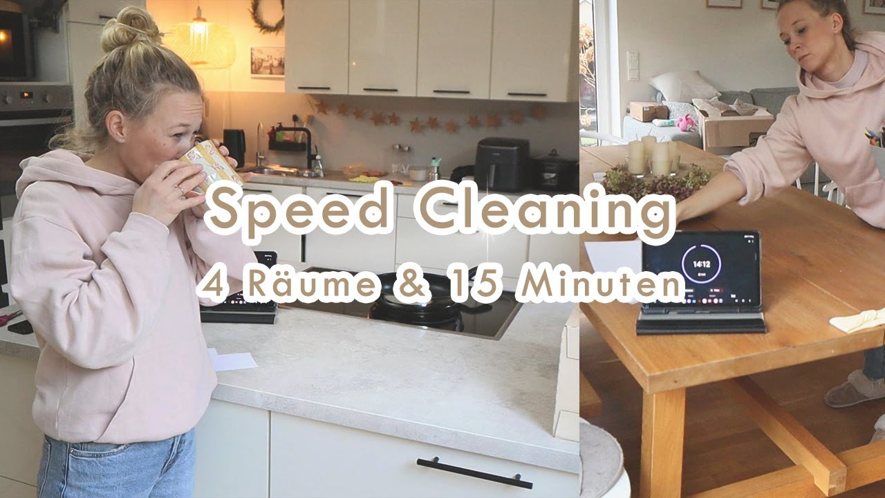 🧹 Alles sauber in nur 15 Minuten |✨ Speed Cleaning | Putzmotivation