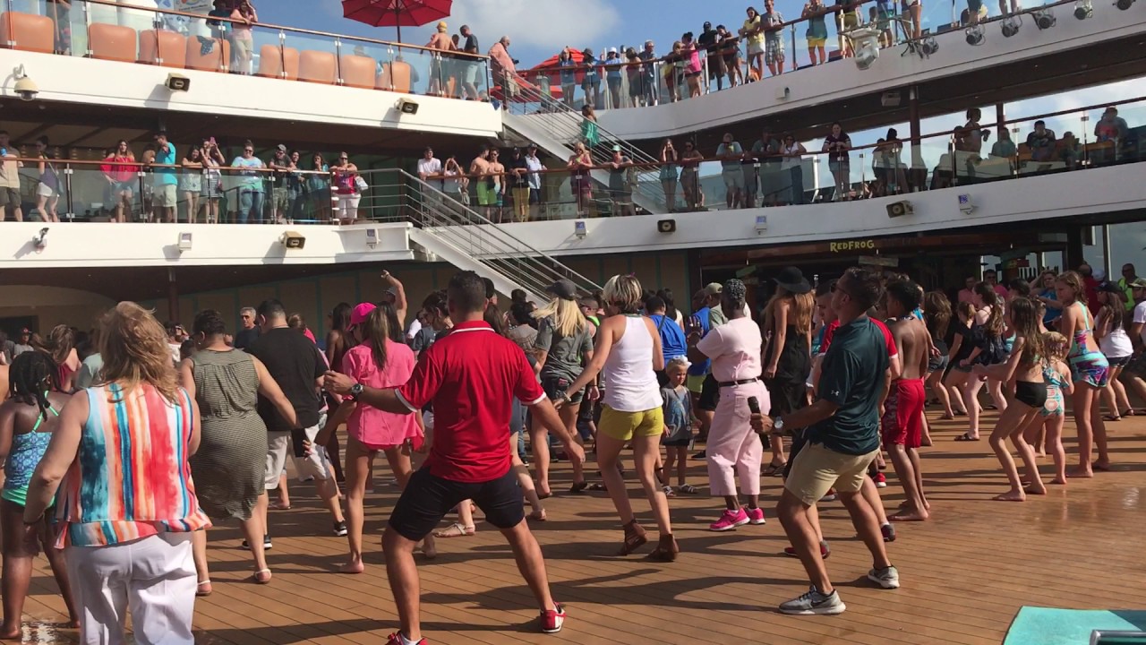 SAIL AWAY PARTY ON CARNIVAL BREEZE July 2nd, 2017 PART 2 YouTube