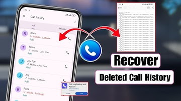 How to Recover Deleted Call History on Android | Restore Call Logs Easily
