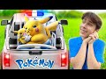 Pokemon Nella Vita Reale! Aggiustare Pokemon Rotti In Un Ospedale Mobile!