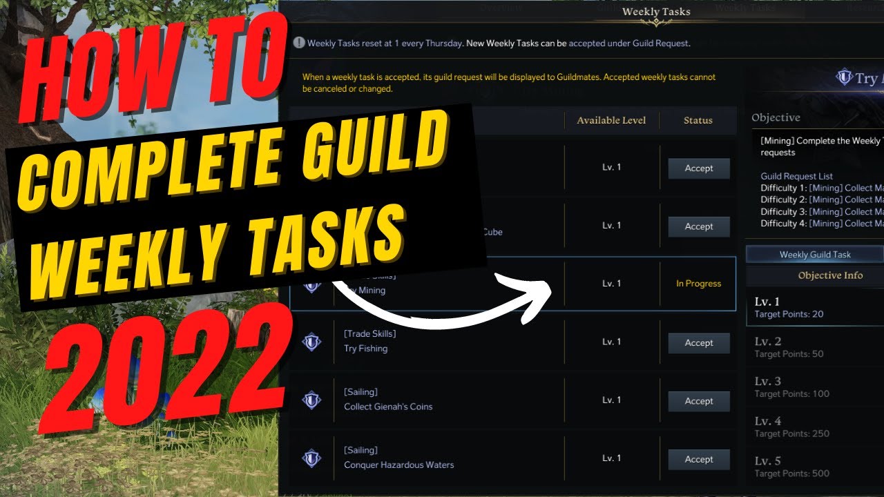 Lost Ark Guild Weekly Tasks