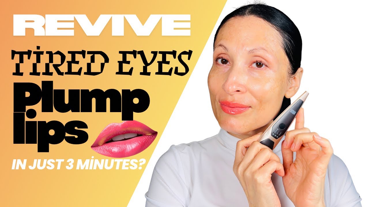Хотите оживить уставшие глаза и придать губам объем всего за 3 минуты в день? Попробуйте прибор д...