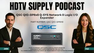 QSC QIO-GP8x8 Q-SYS Network 8 Logic I/O Expander