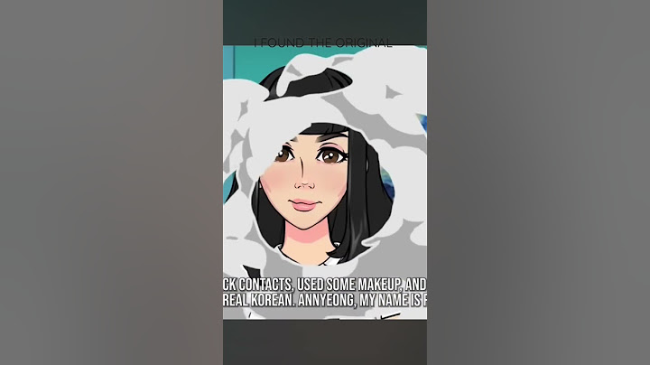I put on a black wig, black contacts original #funny #original #600subs