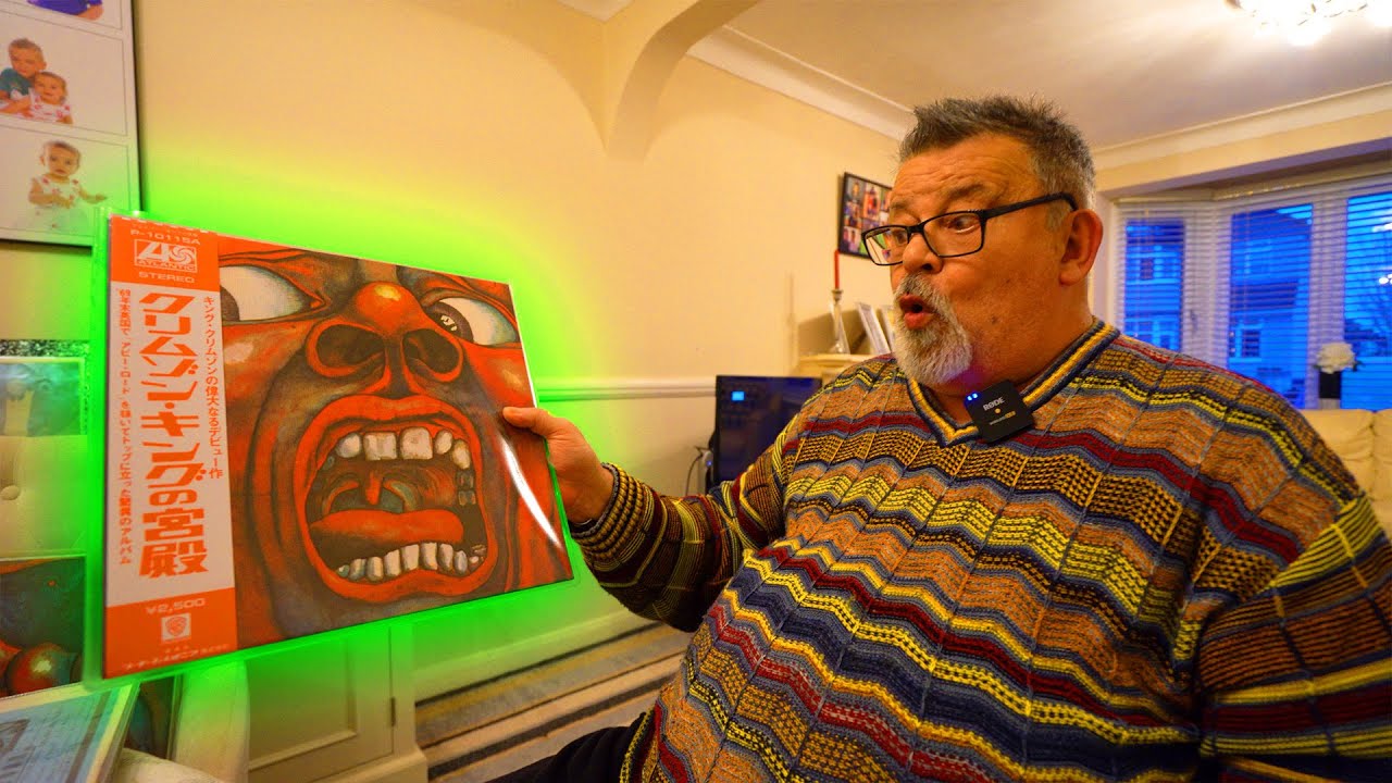 洋楽 King Crimson Collectors Vol.10 Promo Poppa Dave's AMAZING King Crimson Vinyl Record Collection! - YouTube