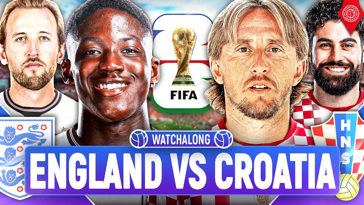 England 4-2 Croatia | LIVE World Cup 2026 WatchAlong