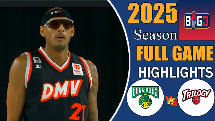 Ball Hogs vs Trilogy Full Game Highlights | 2025 Big 3 Week 2  | Big3 season 2025 | Big3 season 8