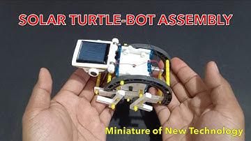 Solar Turtle-Bot Assembly (Miniature of Agricultural Technology) Part 1 I DIY