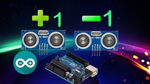 Contador Con Sensor Ultrasonico Arduino