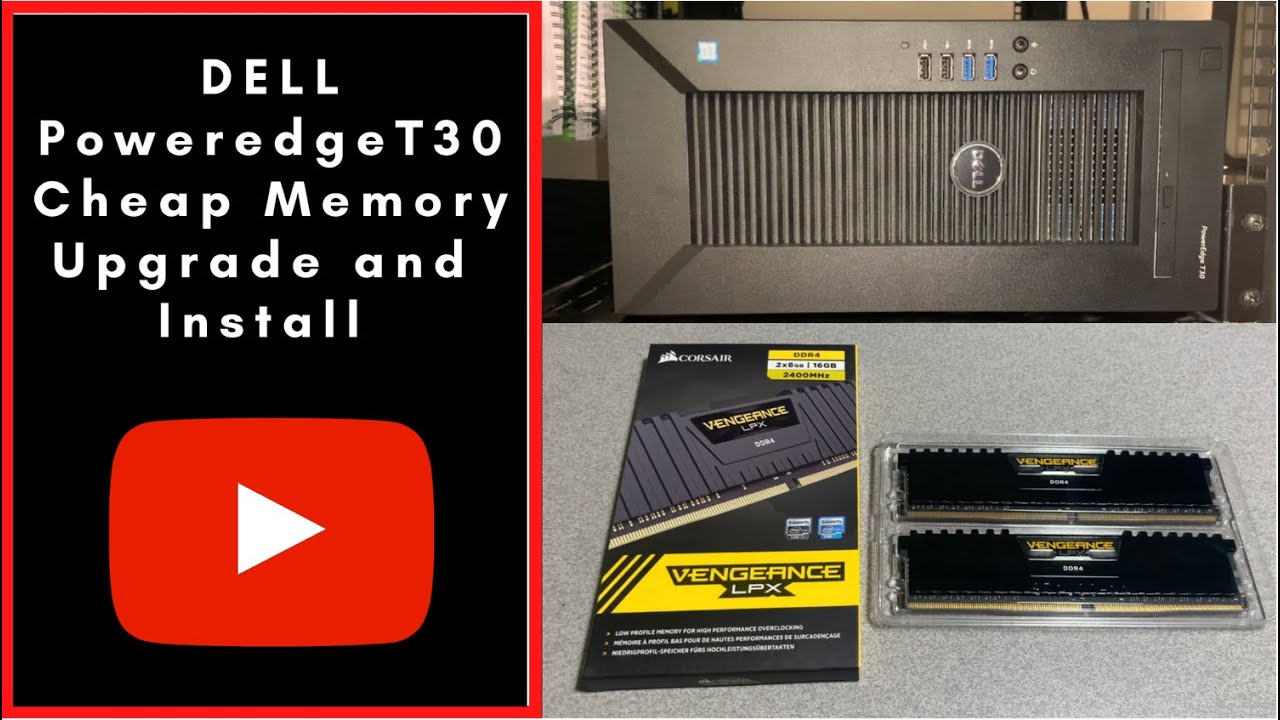 Dell PowerEdge T30 Cheap Memory Upgrade and Install Process