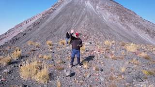 Dronie desde el Volcán de Colima a 3400msnm | 4K