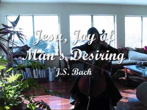 Anna Leavitt plays Jesu Joy by JS Bach for solo Ce...