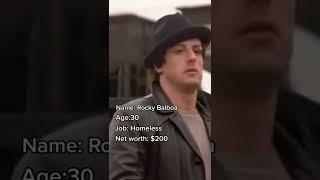 Rocky Balboa Networth Then VS Now