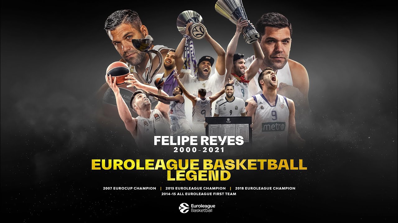Felipe Reyes is the newest Euroleague Basketball Legend!