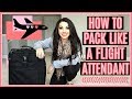 HOW TO PACK A SUITCASE | FLIGHT ATTENDANT EDITION