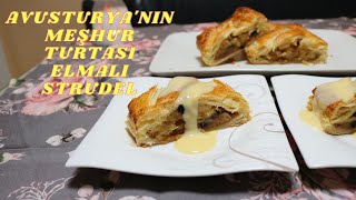 3 adet ELMA ve MİLFÖY HAMURU varsa mutlaka Elmalı Strudel Tarifi denemelisin - kolay hızlı tarif