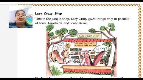 Fun with numbers, Lazy crazy shop, class 3 maths