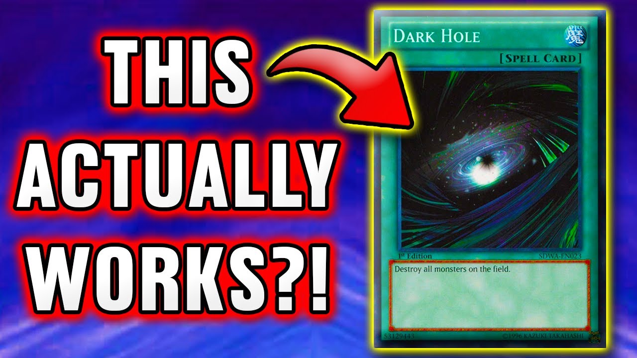 black hole card yugioh Dark Hole [LOB-E041] Super Rare main image 0