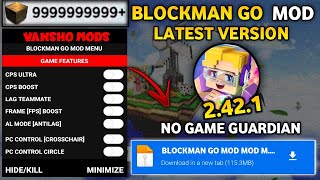 Blockman Go Mod Menu 2.42.1 New Features Fly , speed , Gravity , Unlimited GCUBE || Vansho Gaming