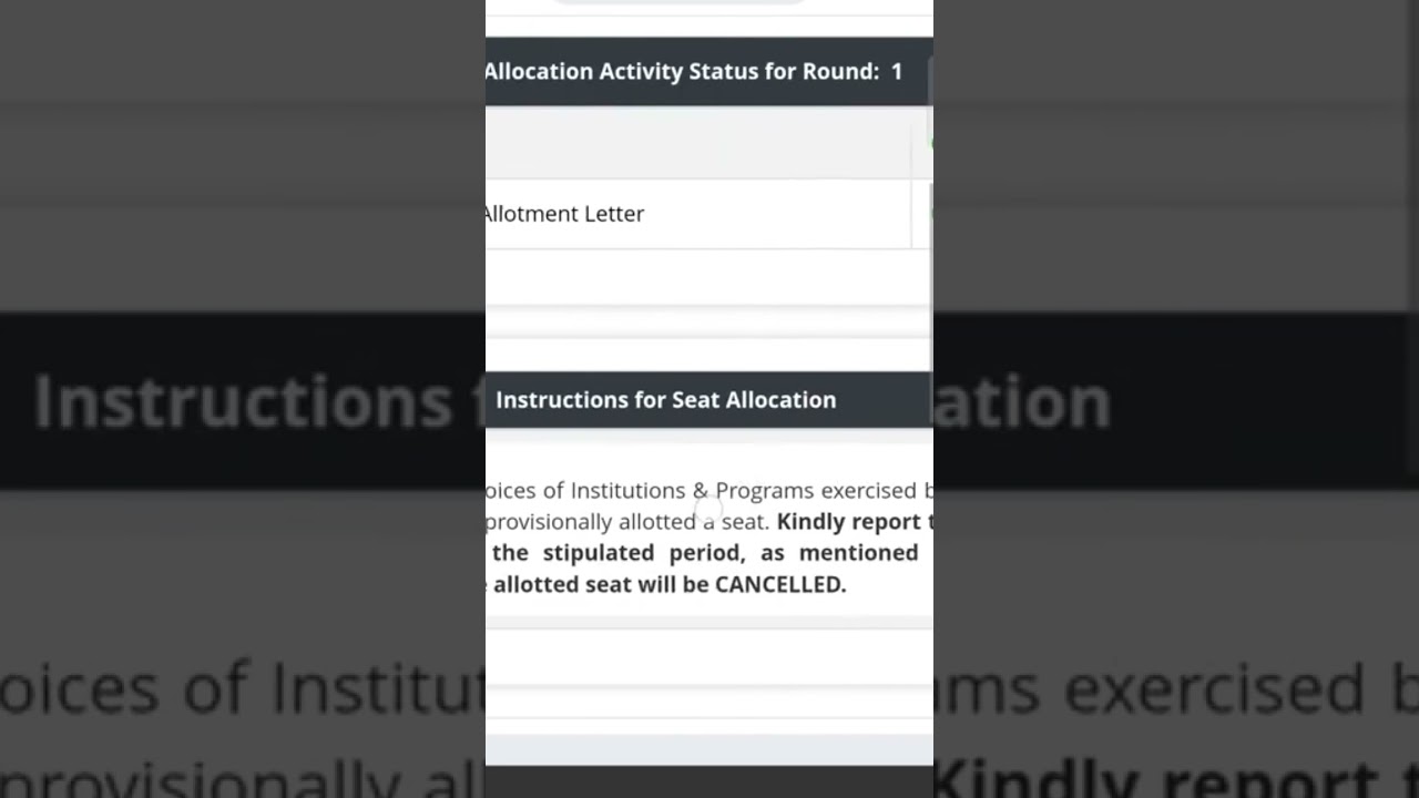 up bed seat allotment 2023